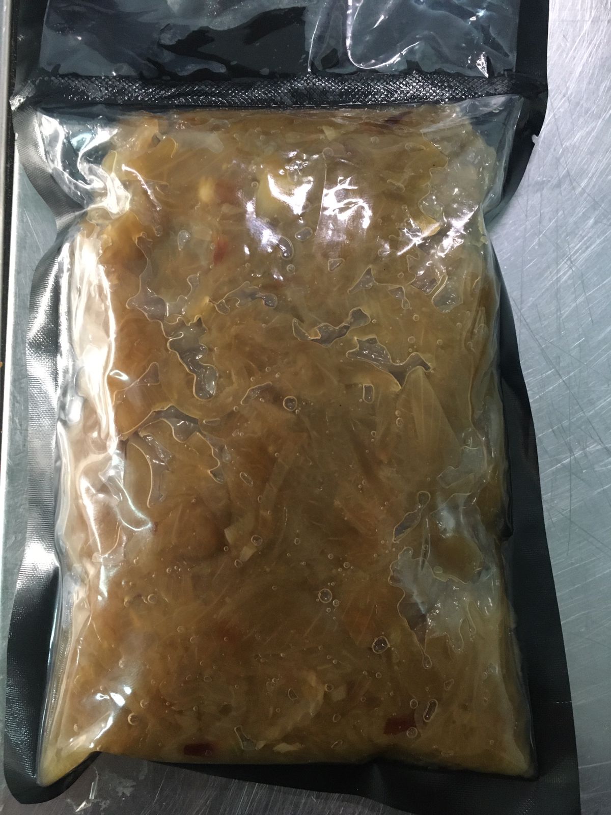 Cebolla caramelizada. Caja 5 Kg (10 bolsas x 500 g.)
