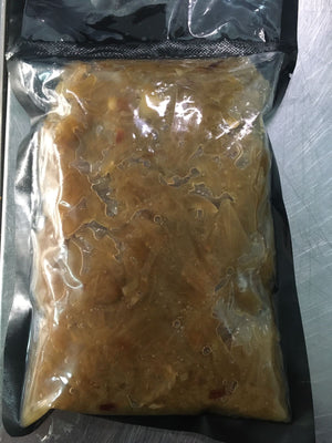 Cebolla caramelizada. Caja 5 Kg (10 bolsas x 500 g.)
