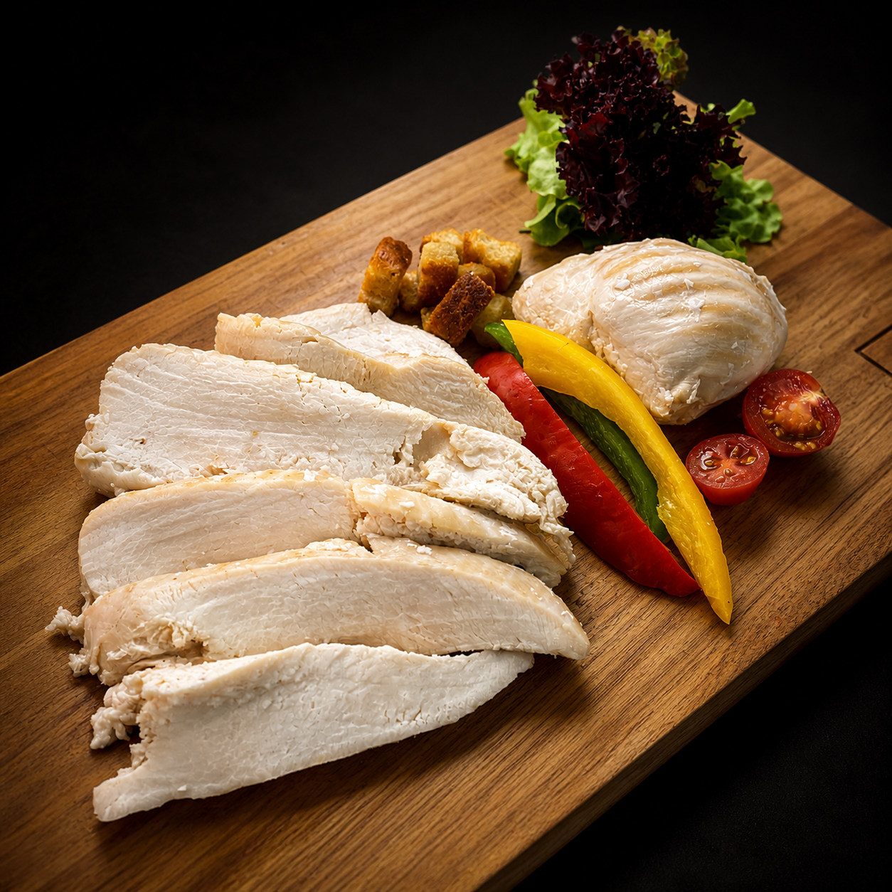 Pechuga de pollo grillada cocida 500Grs