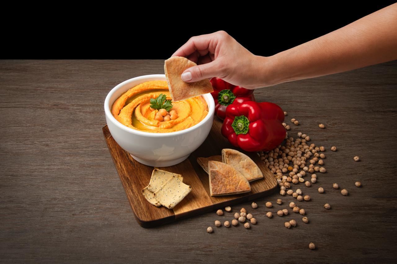 Humus pimentos asados 300 g.