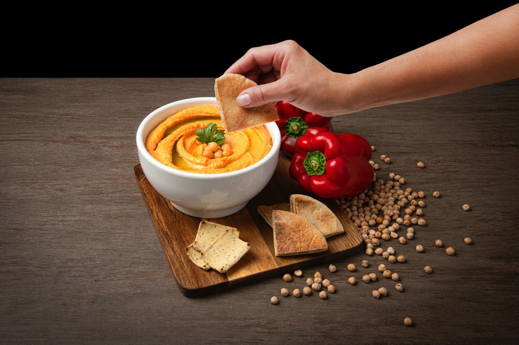 Humus pimentos asados 300 g.