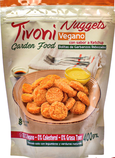 Nuggets sabor a ketchup 400 g.