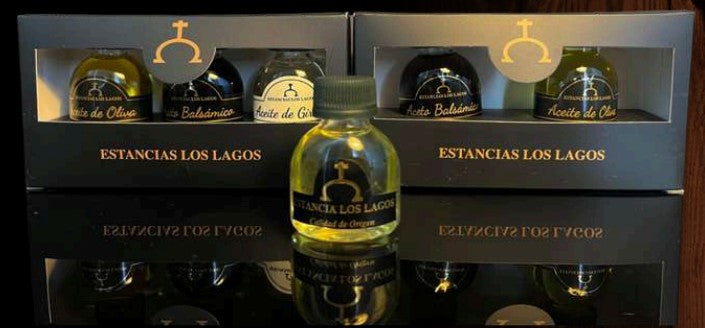 Pack 3 botellas 10 ml Aceite oliva-Aceto balsámico-Vinagre de manzana orgánico