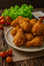 Trutro ala rebozado frito. Caja 5 Kg (10 unid x 500 g)