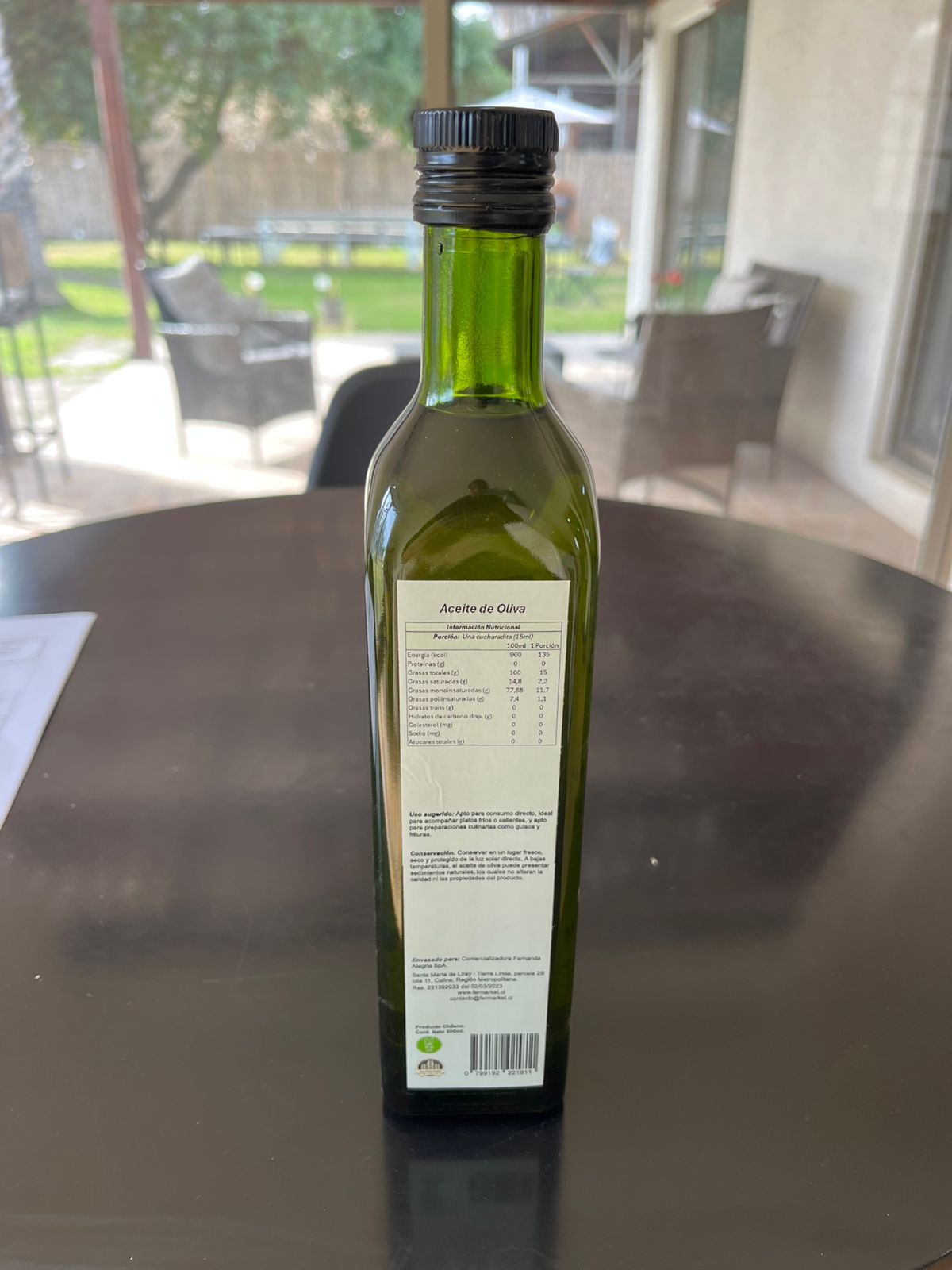 Aceite de oliva vegano