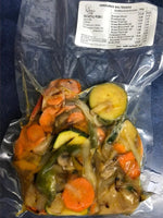 Verduras salteadas. Caja 10 Kg (20 bolsas x 500 g.)